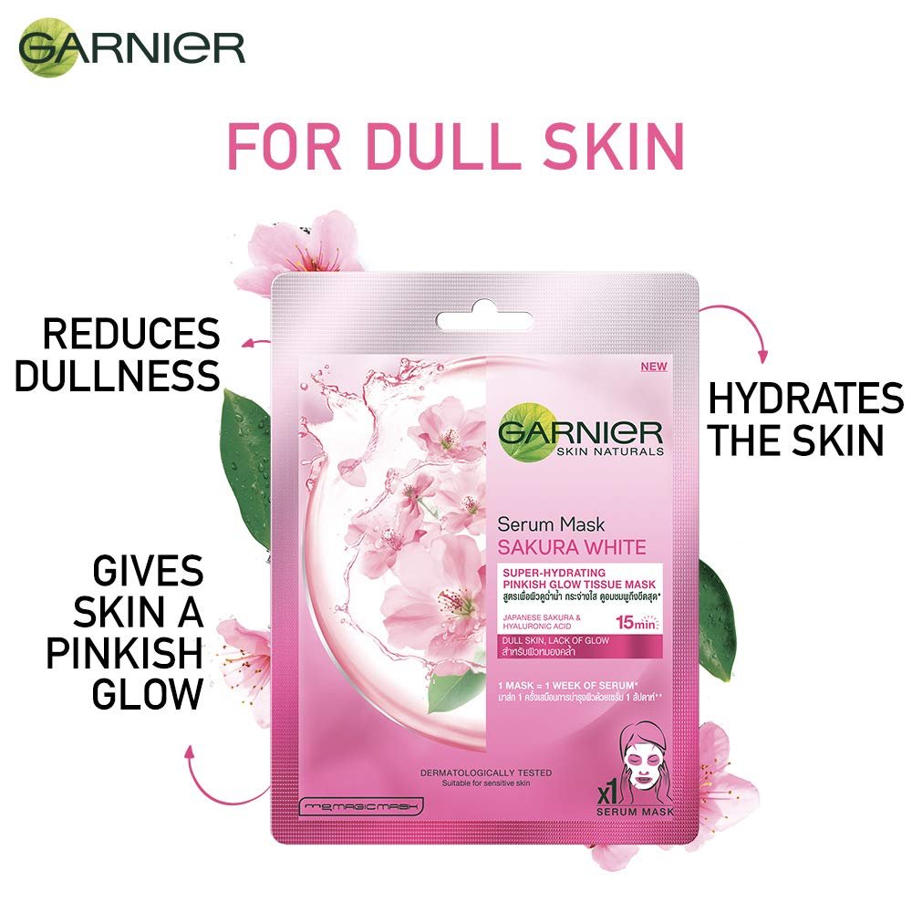 Garnier Skin Naturals Sakura White Serum Mask